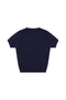 Cotton Knit T Shirt - Blue